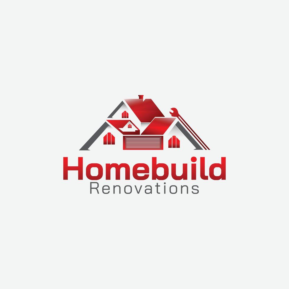 home decor and renovation and garage repair logo bearing concepts ...