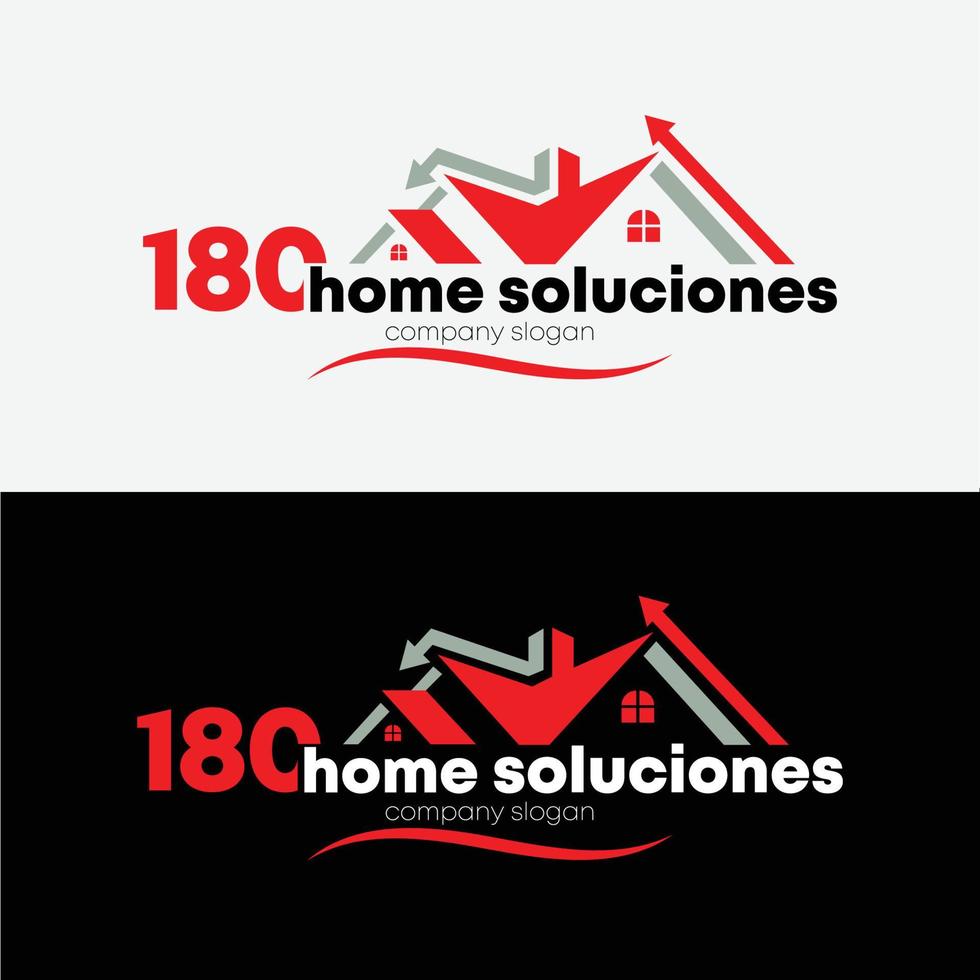 Home repair and renovation logo vector
