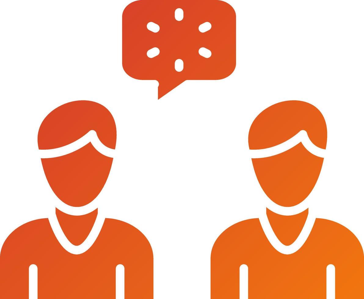 Conflict Of Interest Icon Style vector