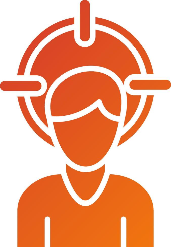 Head Hunting Icon Style vector