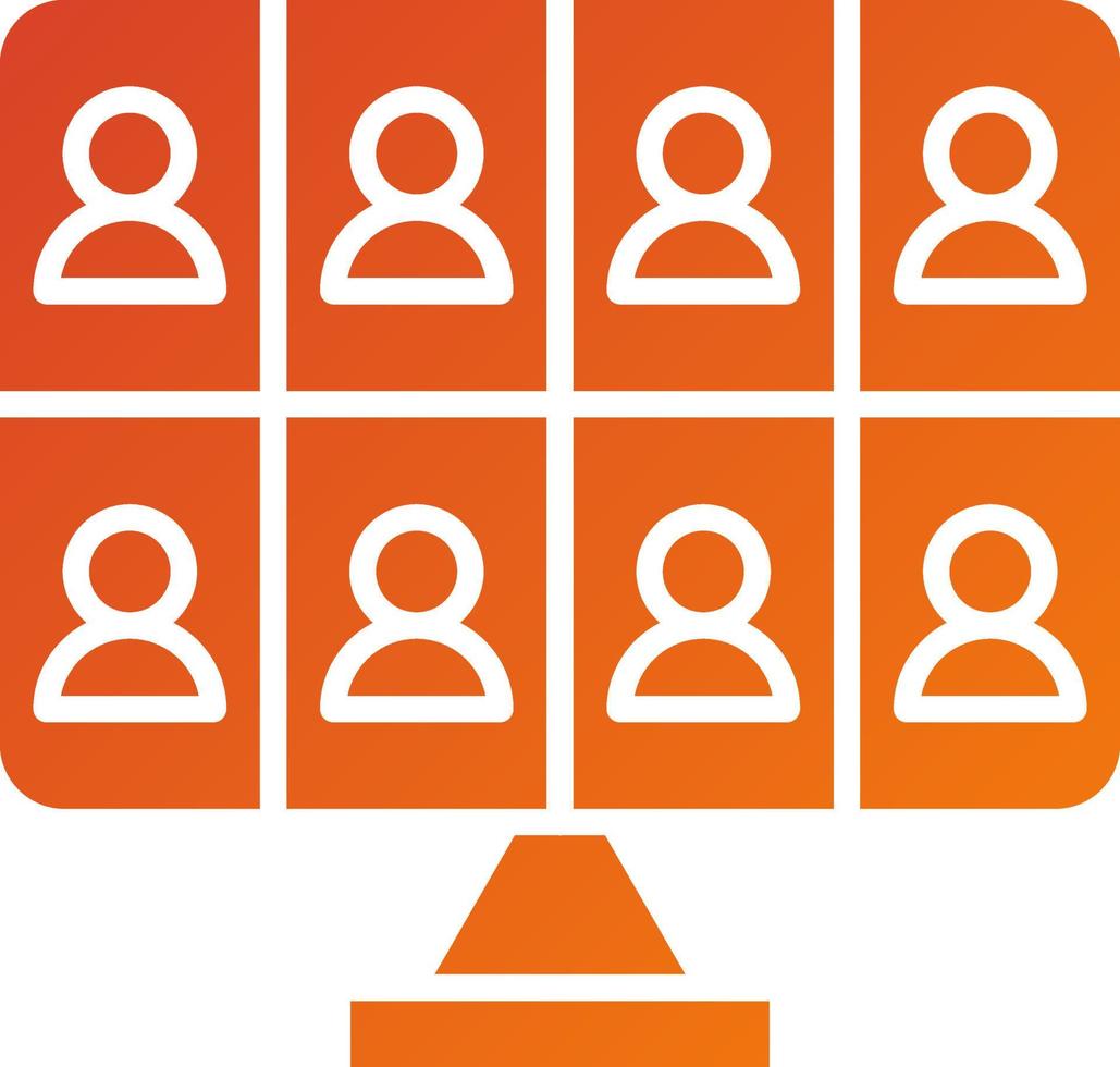 Meeting Icon Style vector