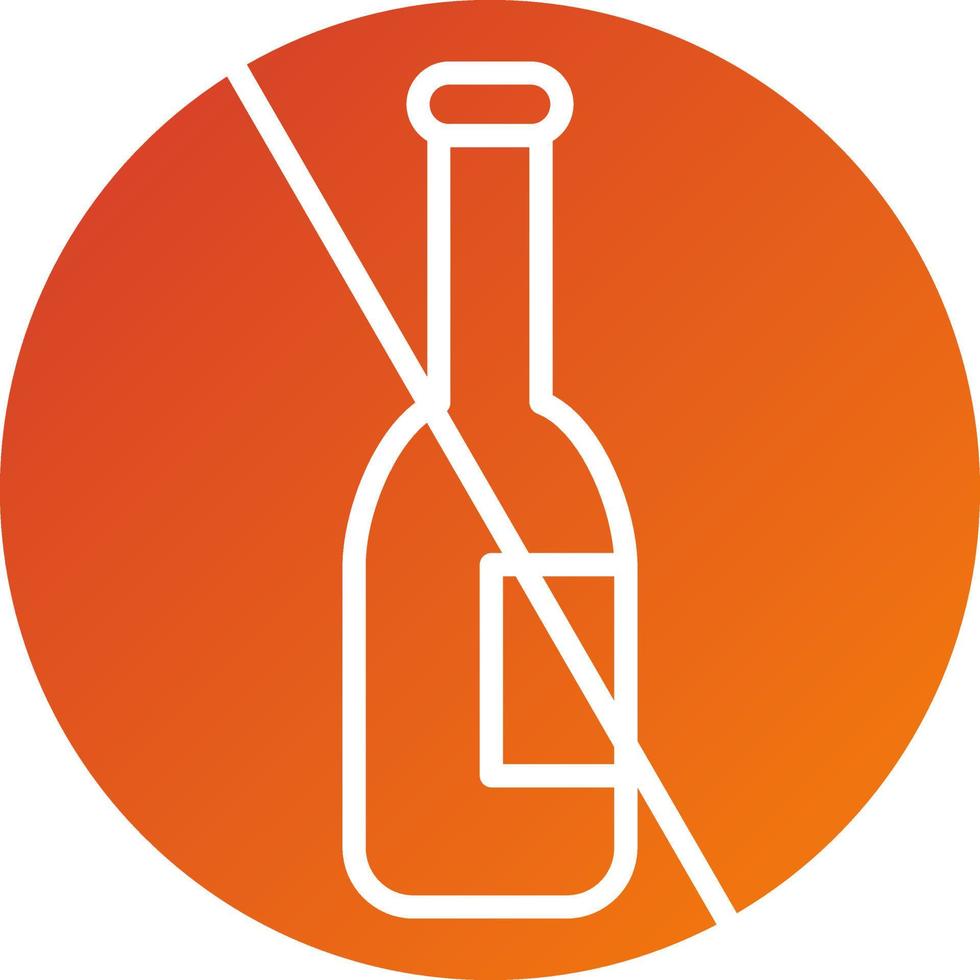 Alcohol Addiction Icon Style vector