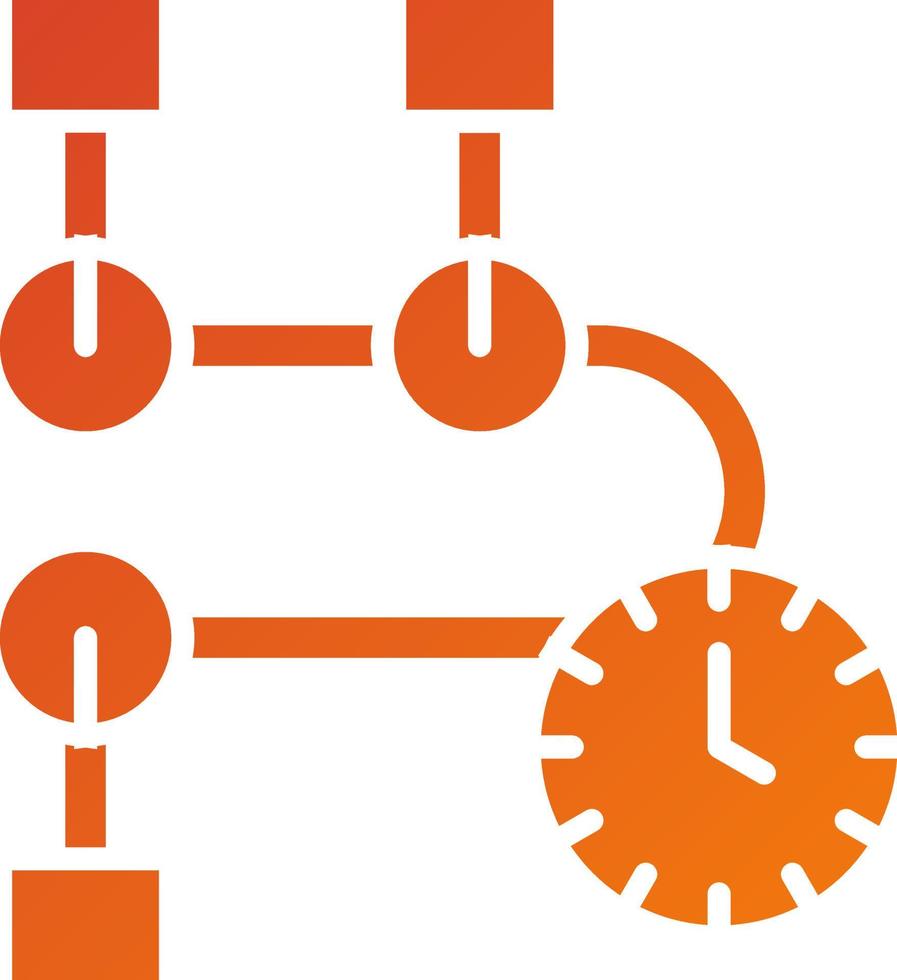 Chronology Icon Style vector
