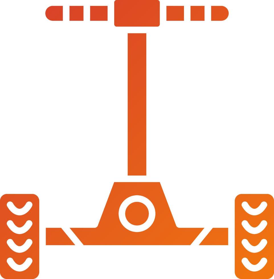 Hoverboard Icon Style vector