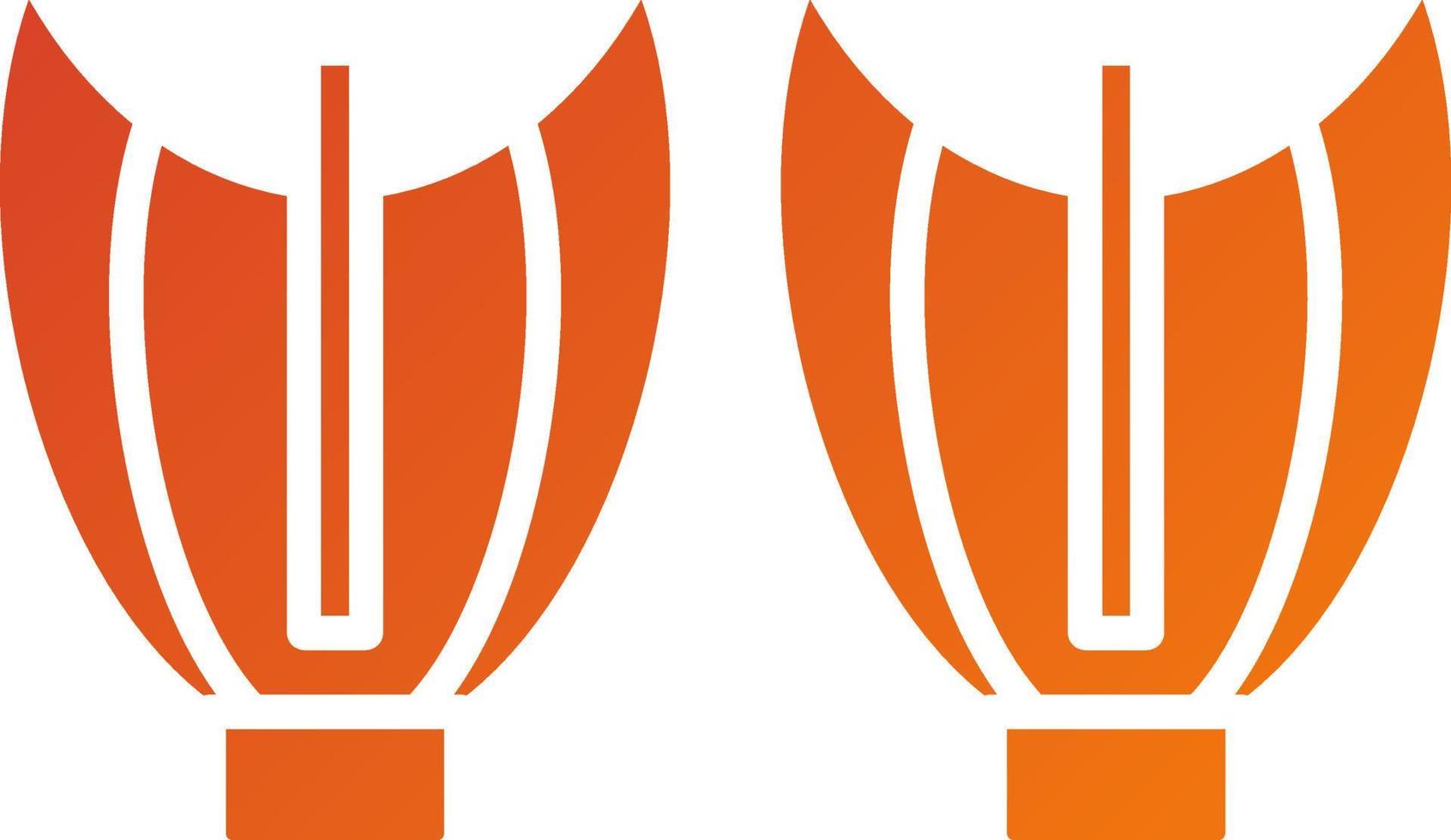 Fin Swimming Icon Style vector