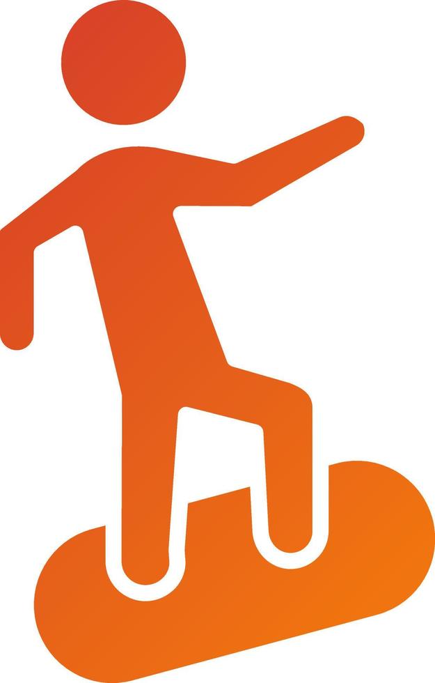 Surfing Icon Style vector