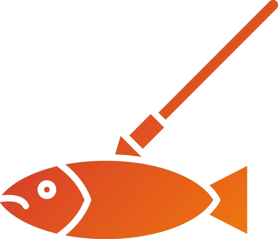 Spearfishing Icon Style vector