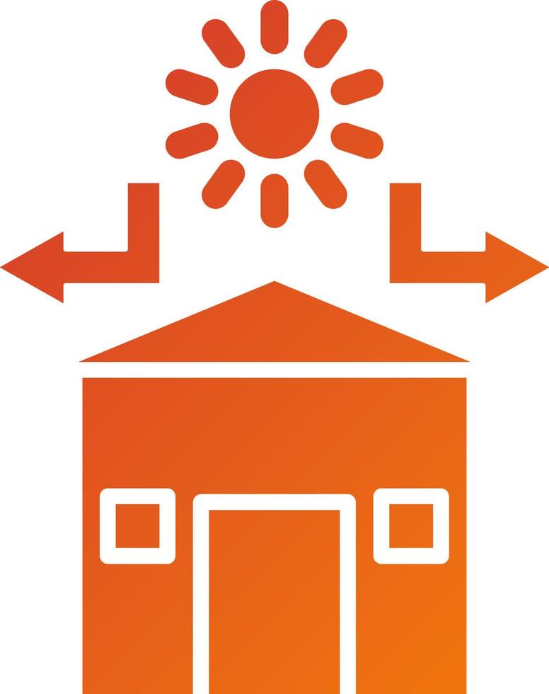 Home Insulation Icon Style vector