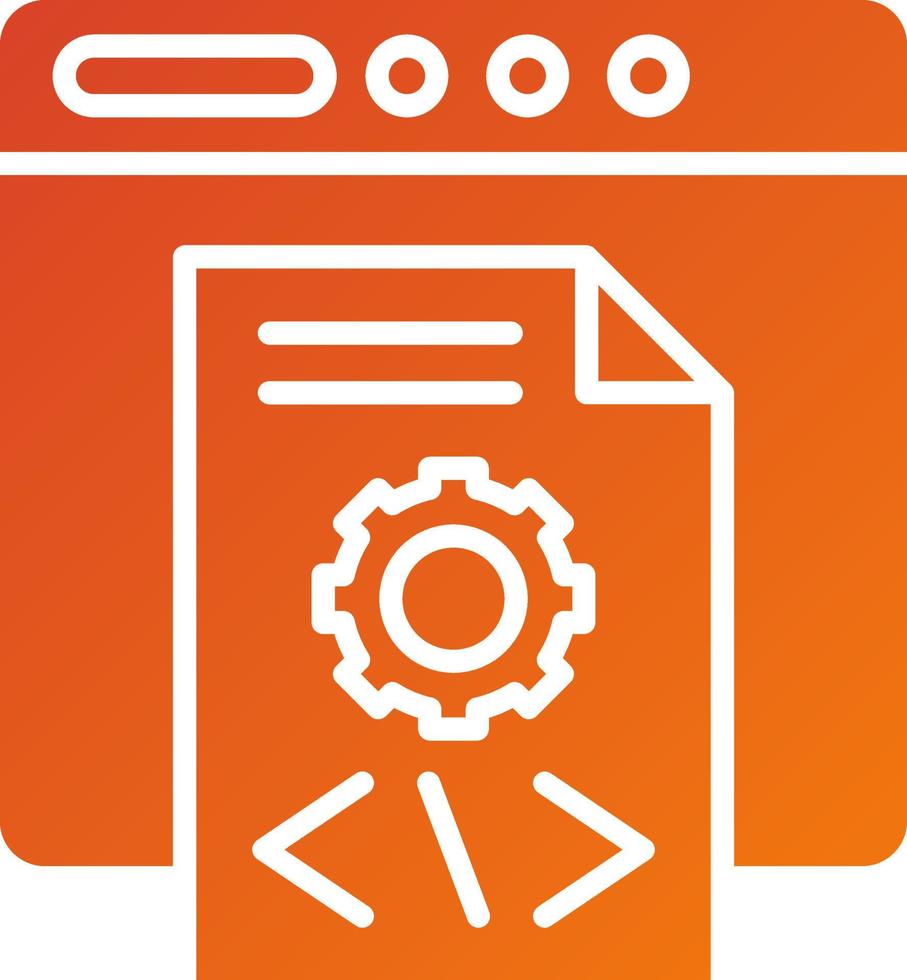 Application Programming Interface Icon Style vector