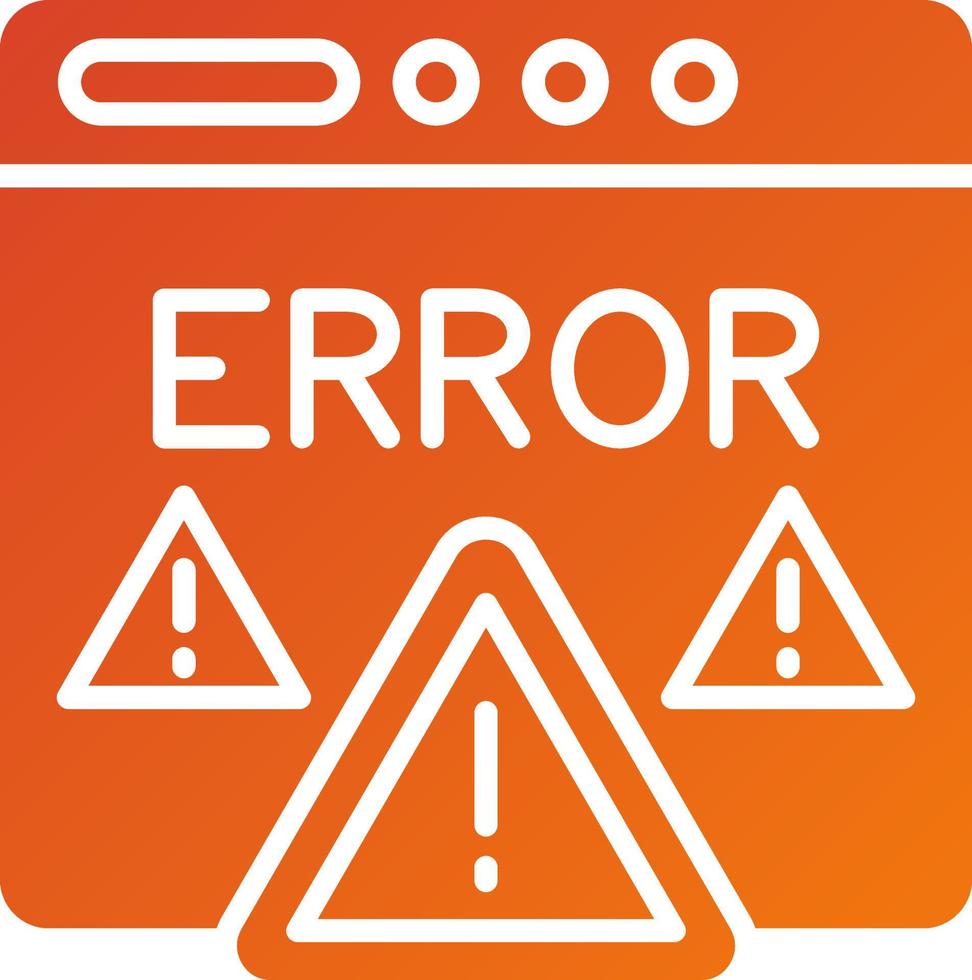 Error Icon Style vector