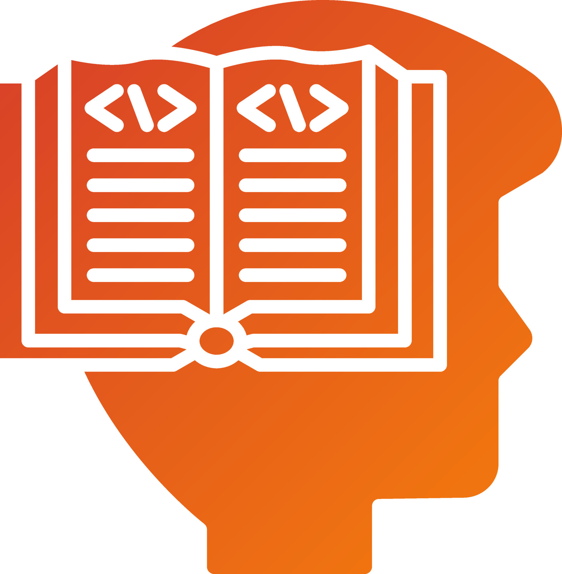 Learn To Code Icon Style 21758997 Vector Art at Vecteezy