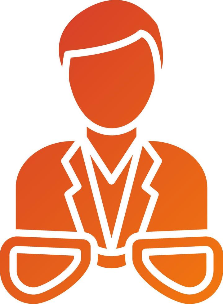 Optician Male Icon Style vector