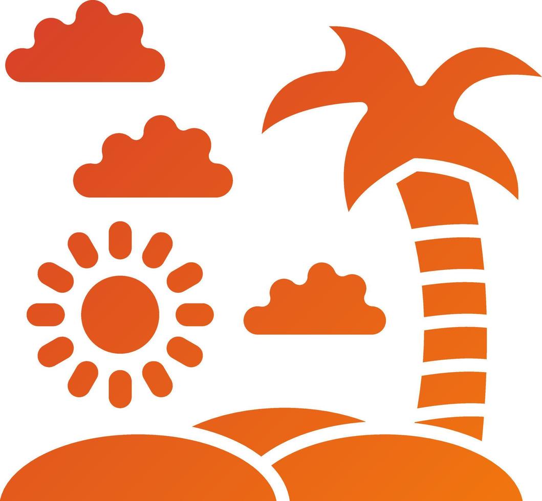 Beach Icon Style vector