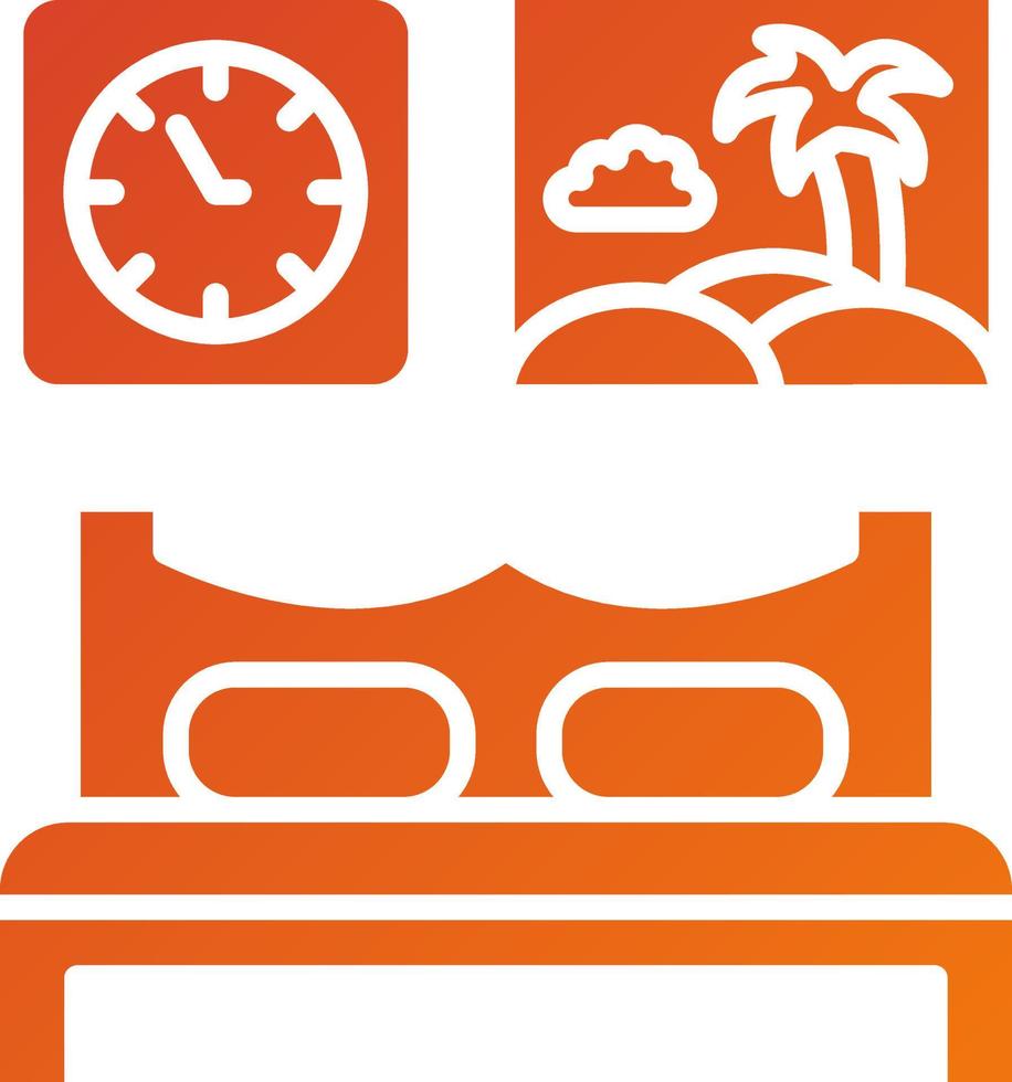 Bedroom Icon Style vector