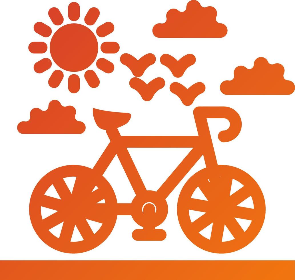 Bicycle Icon Style vector