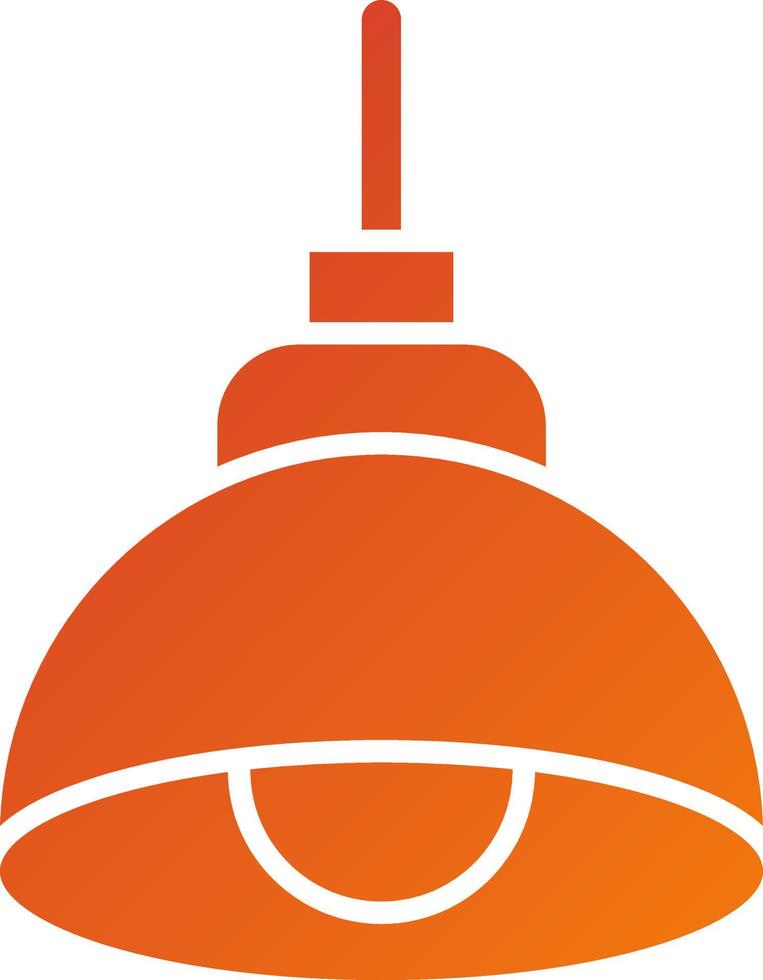 Pendant Light Icon Style vector