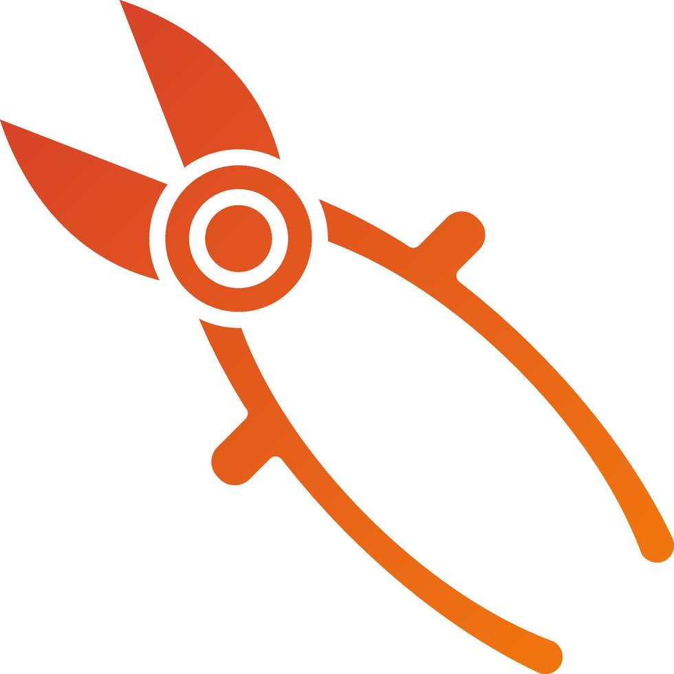 Wire Cutter Icon Style vector