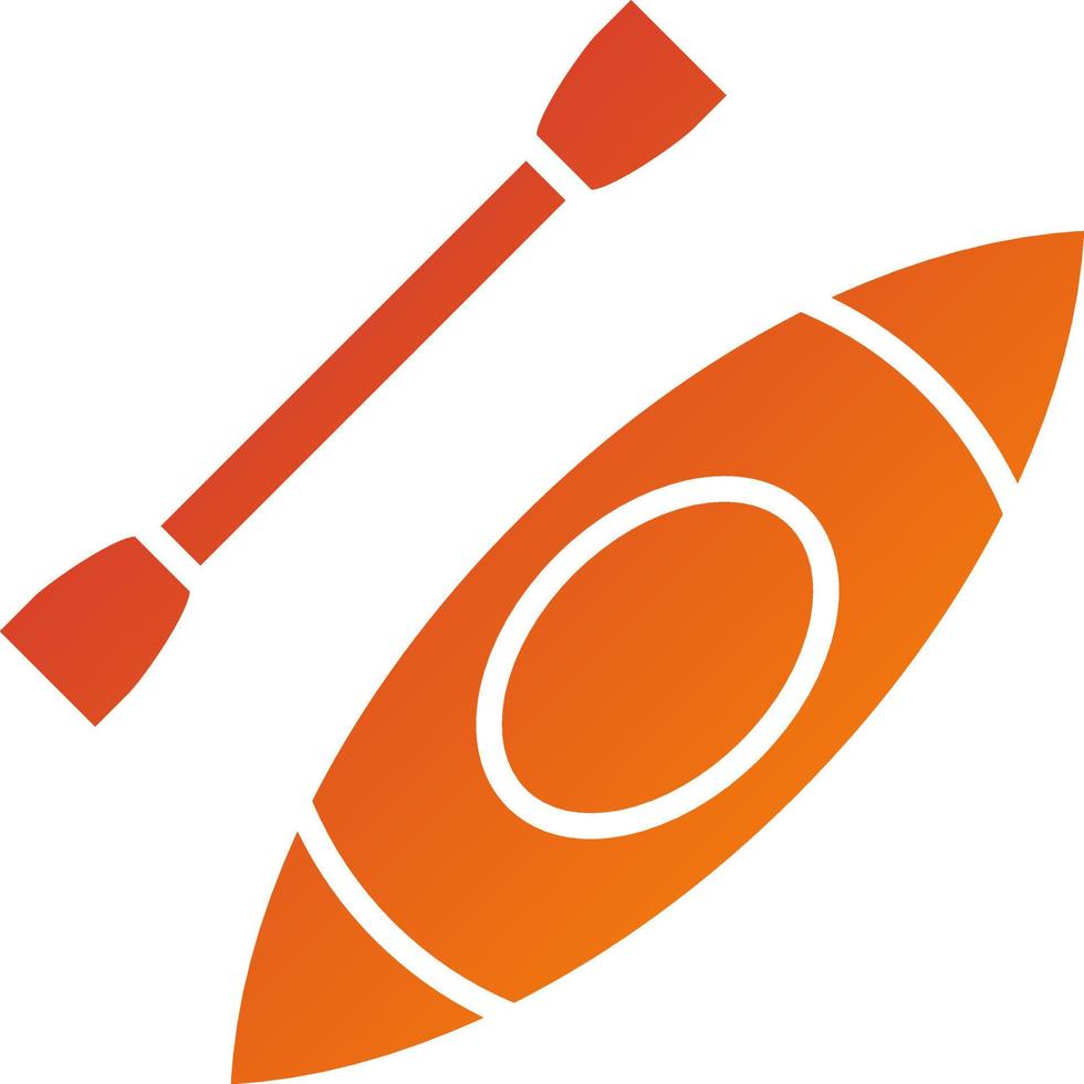 Kayak Icon Style vector