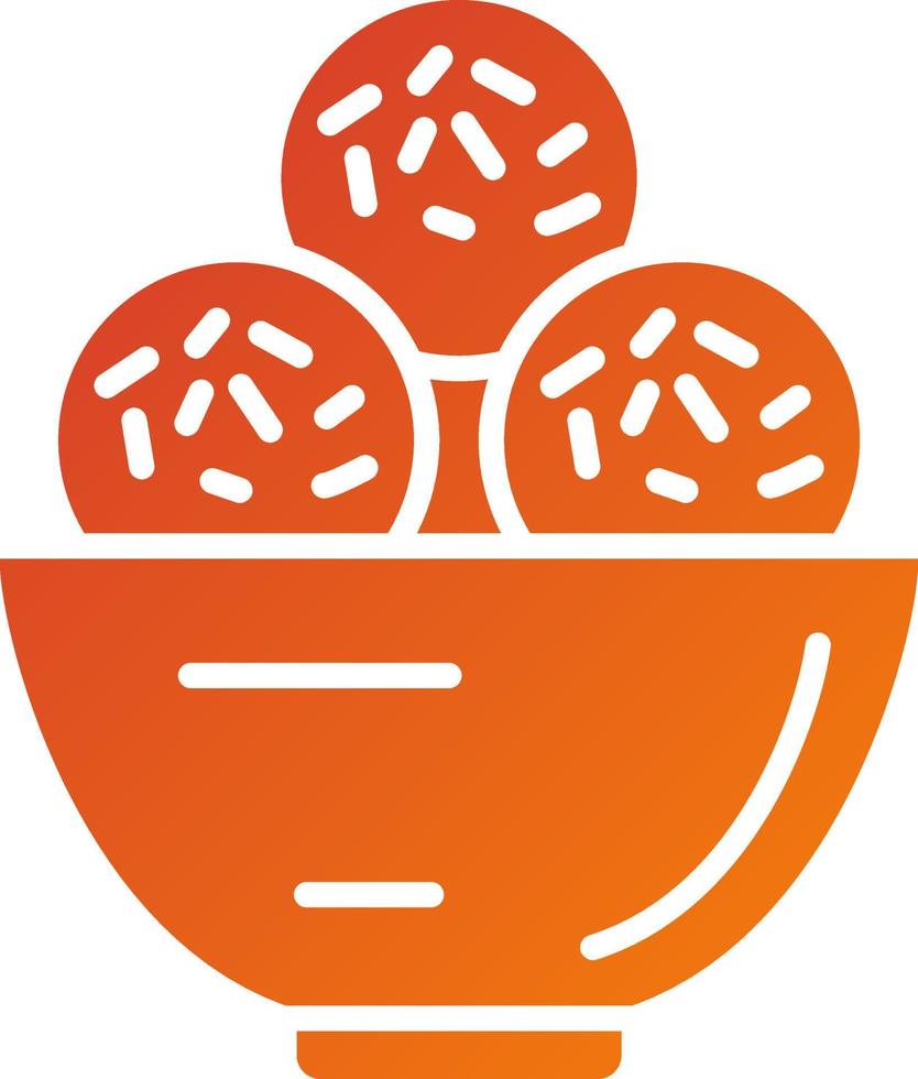 Falafel Icon Style vector