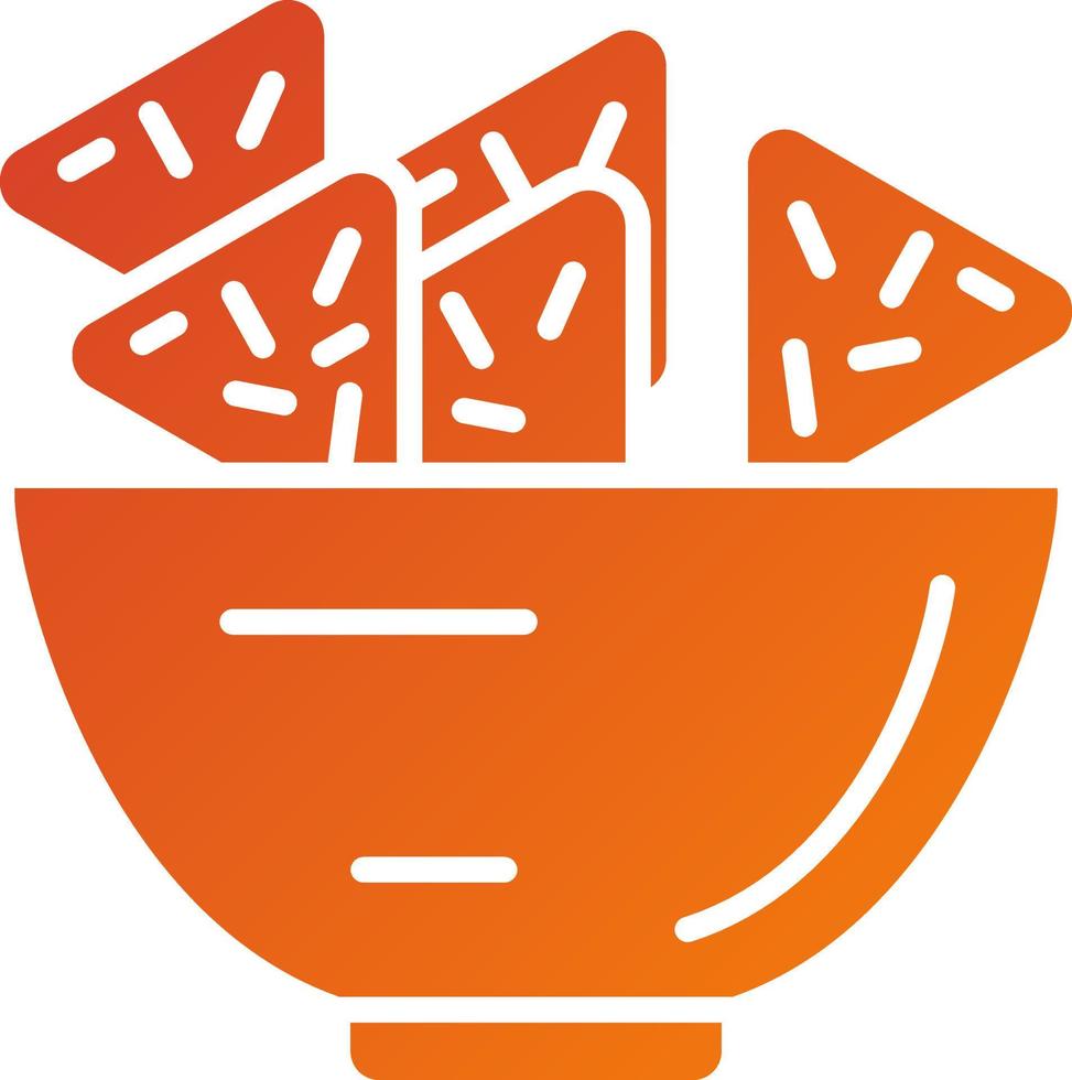 Nachos Icon Style vector