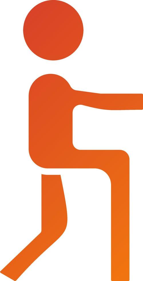 Lunges Icon Style vector