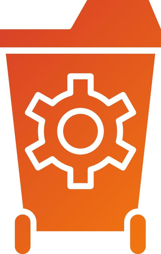 Waste Management Icon Style vector