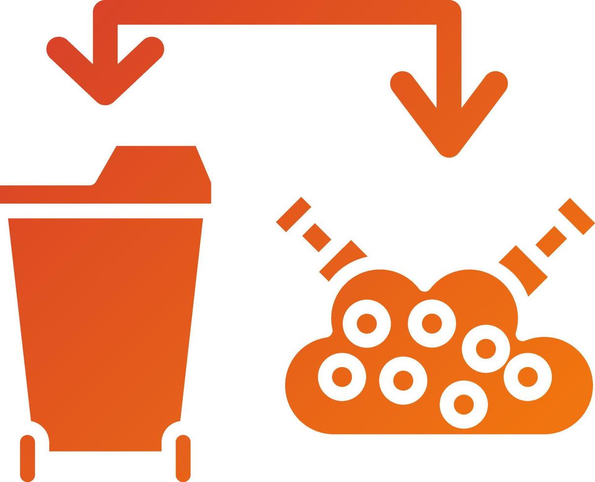 Waste Hierarchy Icon Style vector