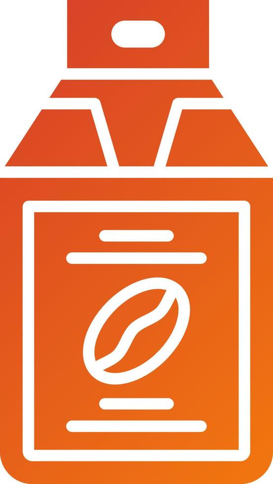 Coffee Bag Icon Style vector