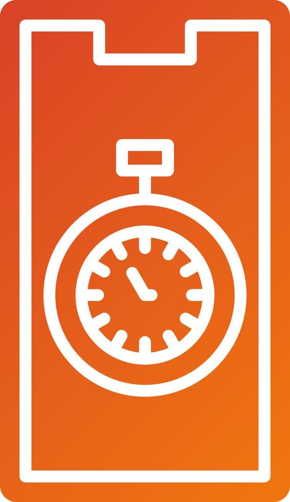 Stopwatch Icon Style vector