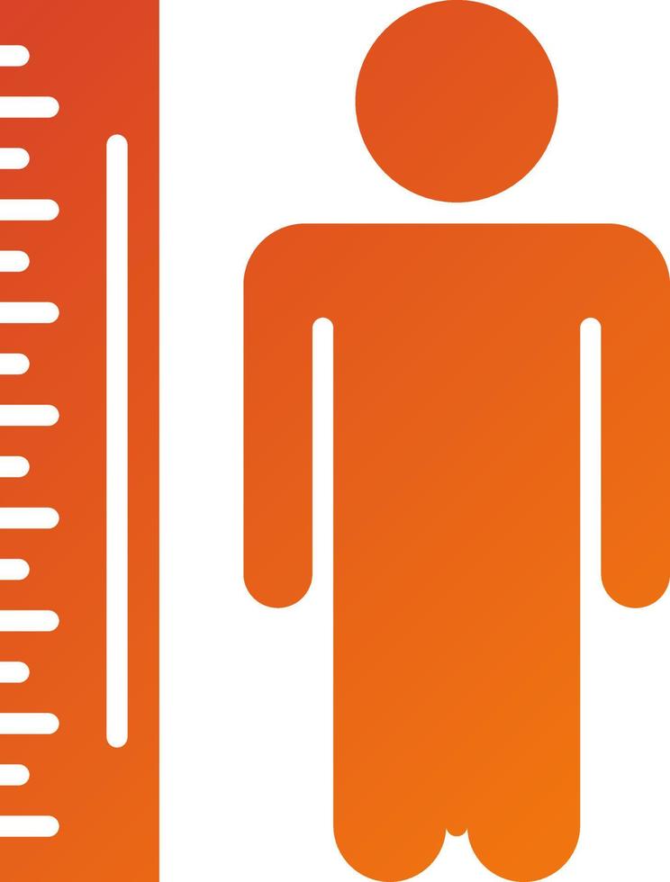 Body Mass Index Icon Style vector