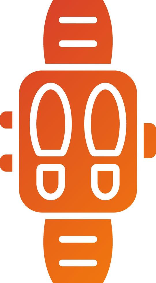 Pedometer Icon Style vector