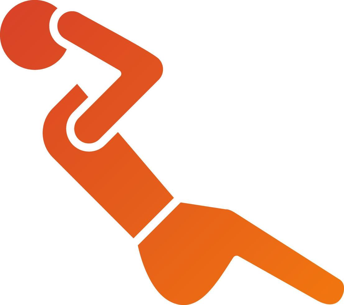 Sit Up Icon Style vector