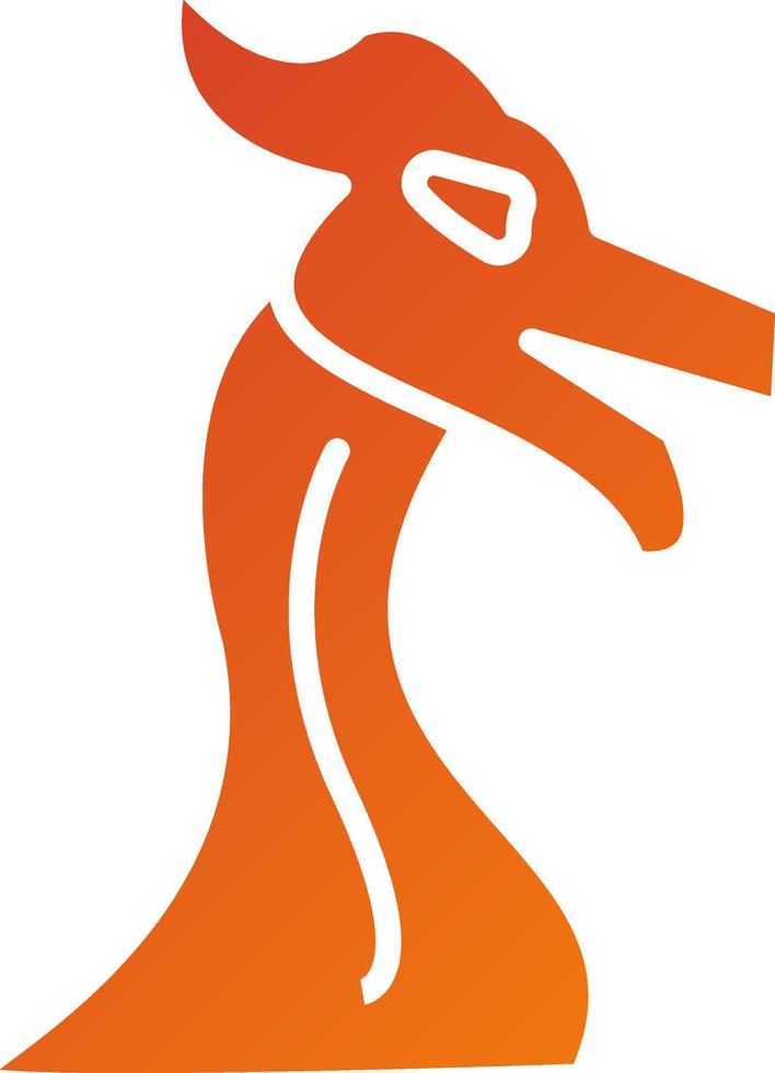Ship Figurehead Icon Style vector