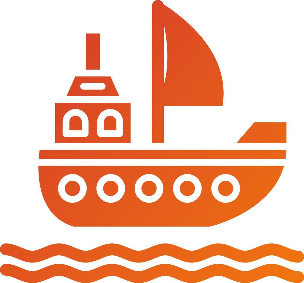 Sail Icon Style vector