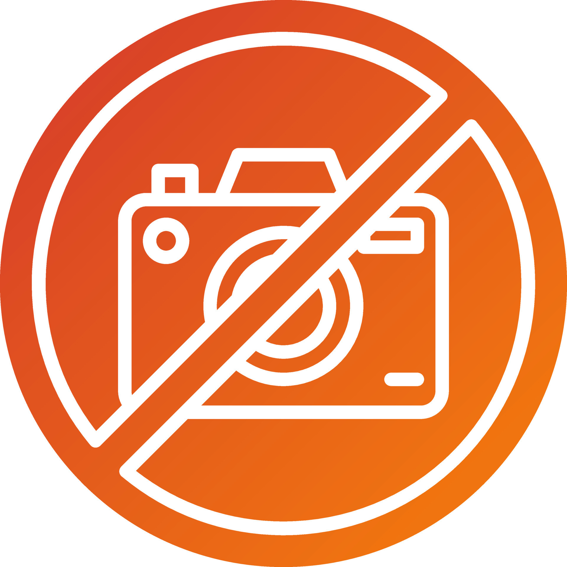 No Camera Icon Style 21759842 Vector Art at Vecteezy