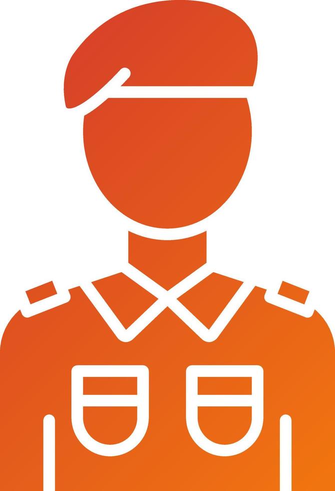 Soldier Icon Style vector
