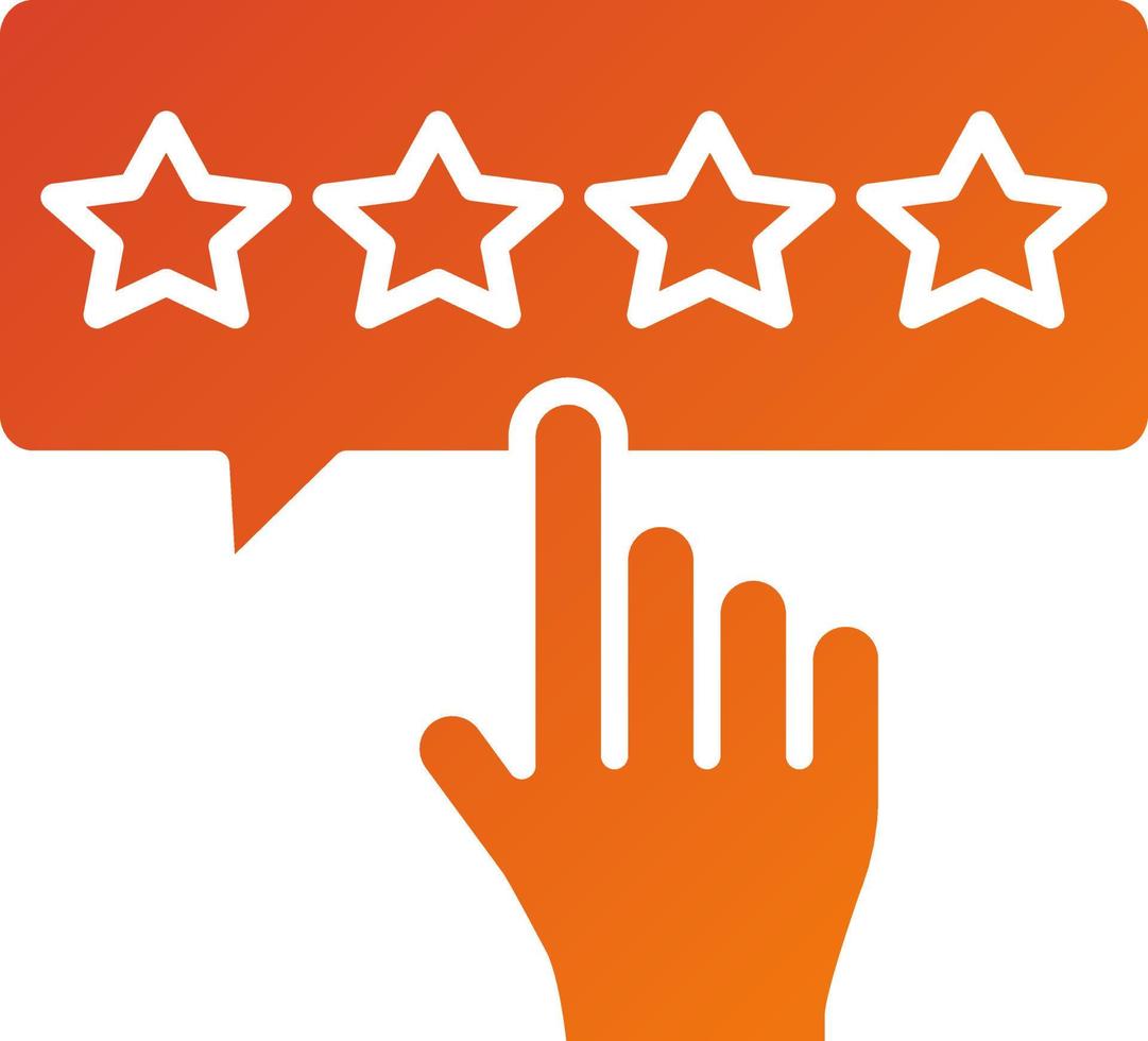 Please Rate Icon Style vector