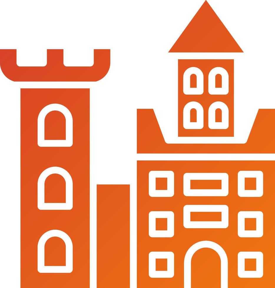 Castle Icon Style vector