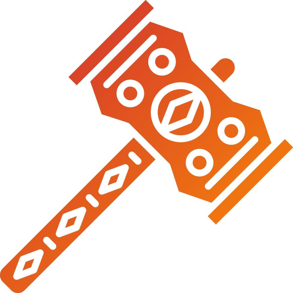 Hammer Icon Style vector