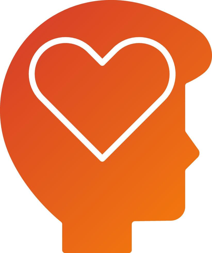 Emotional Intelligence Icon Style vector