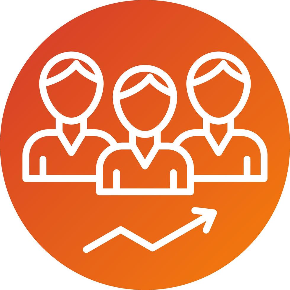 Demographic Icon Style vector