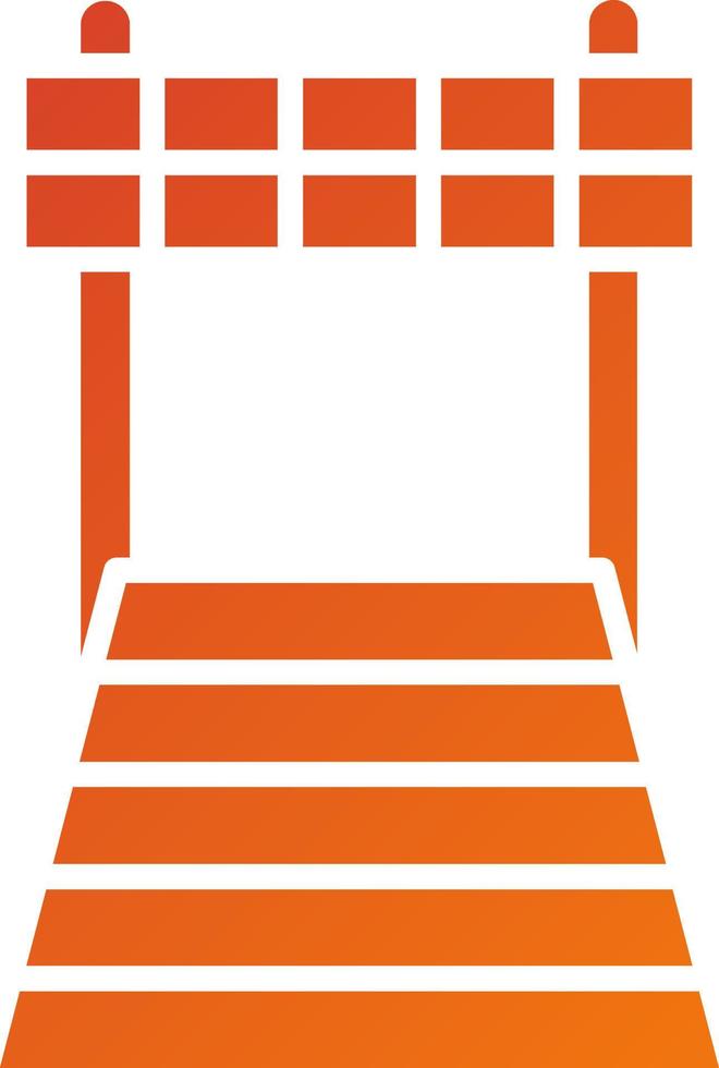 Finish Line Icon Style vector