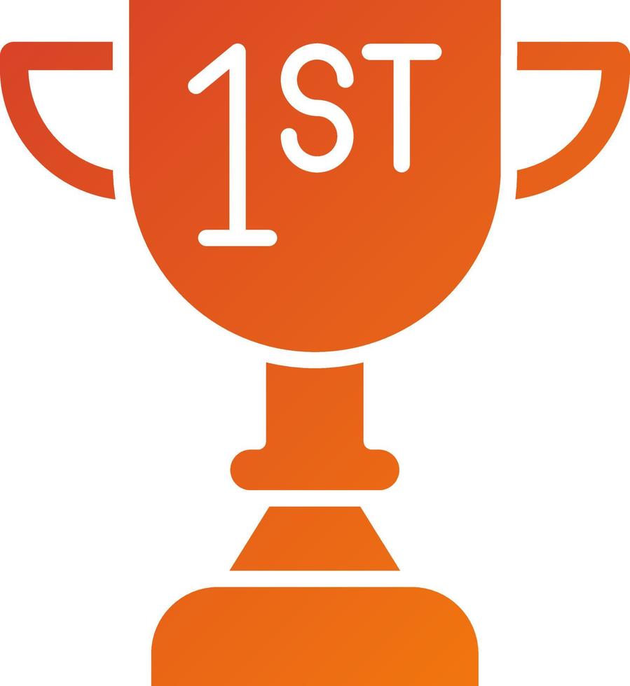 First Prize Icon Style vector