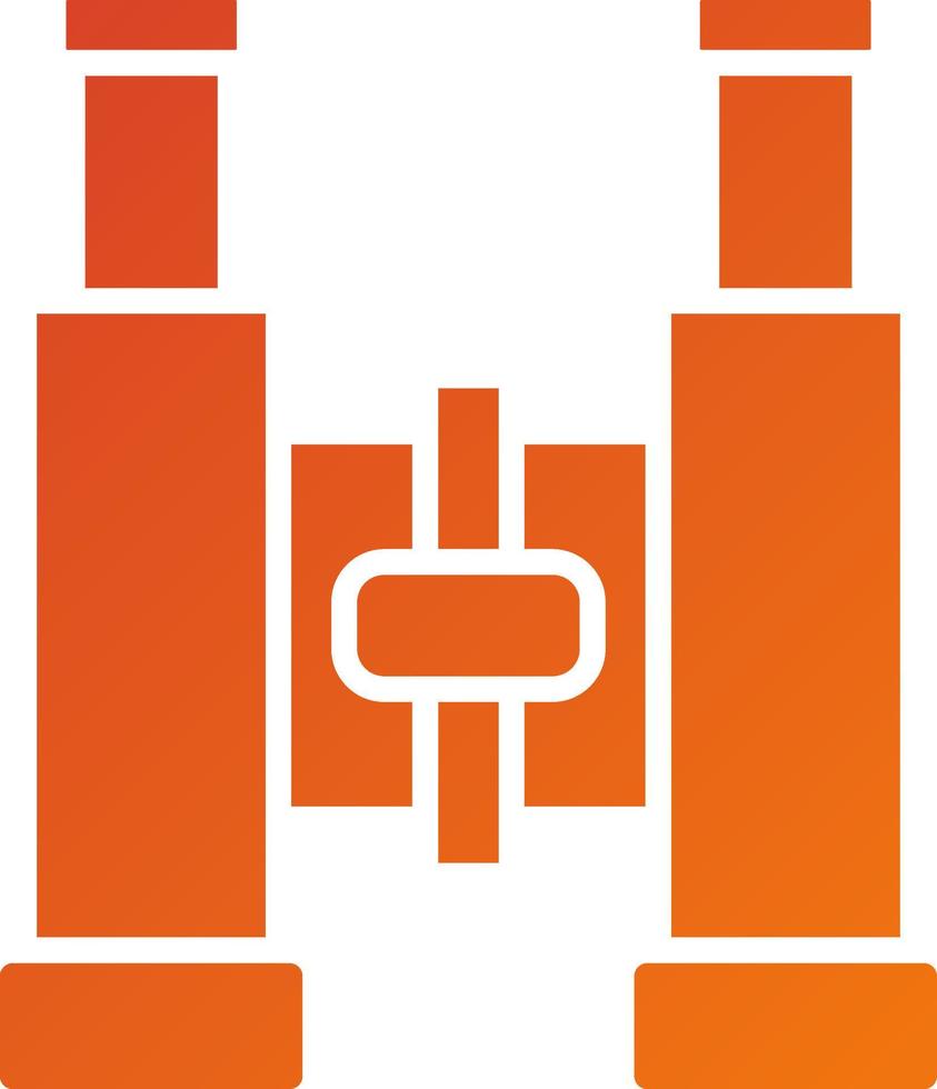 Binoculars Icon Style vector