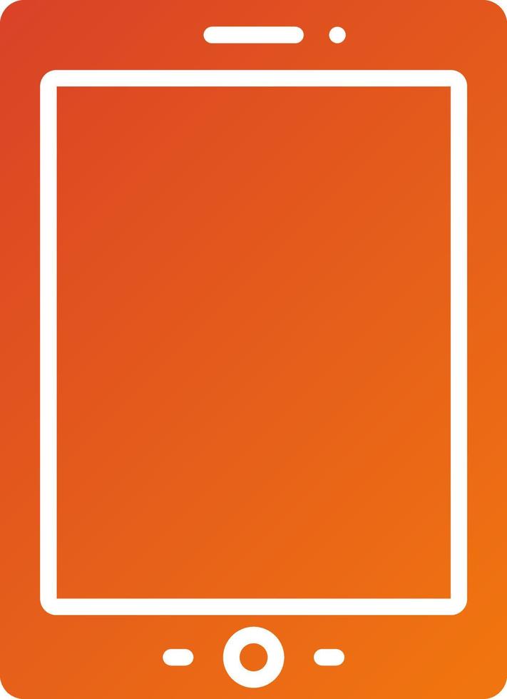 Tablet Icon Style vector