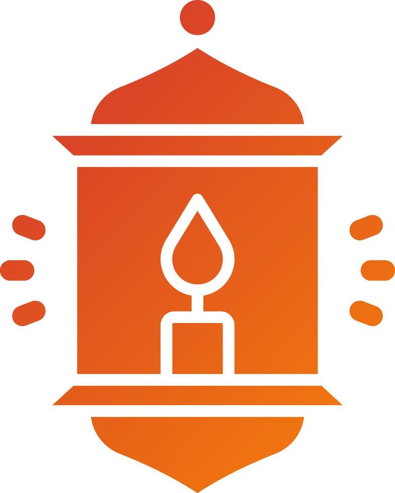 Camping Lamp Icon Style vector