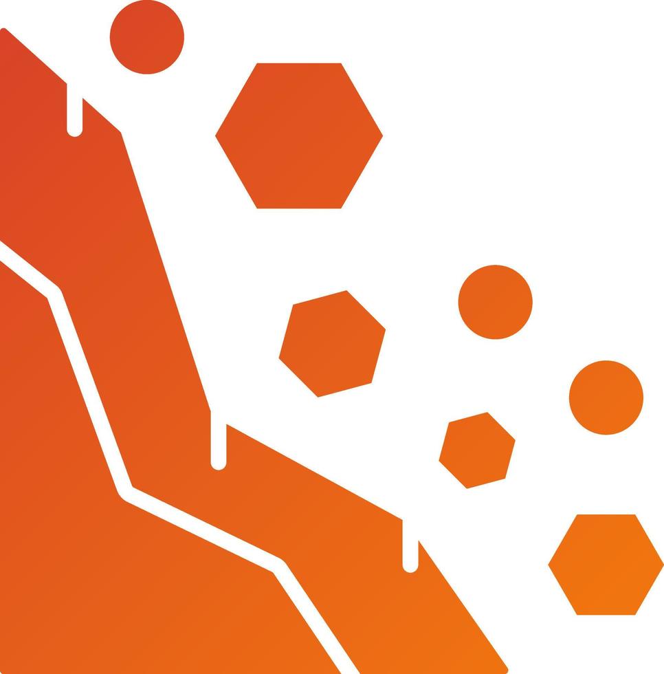 Landslide Icon Style vector