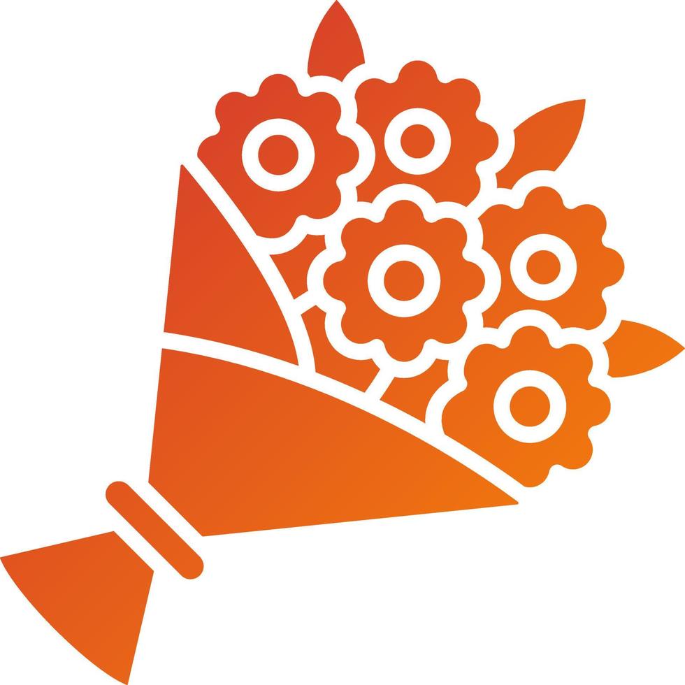 Bouquet Icon Style vector