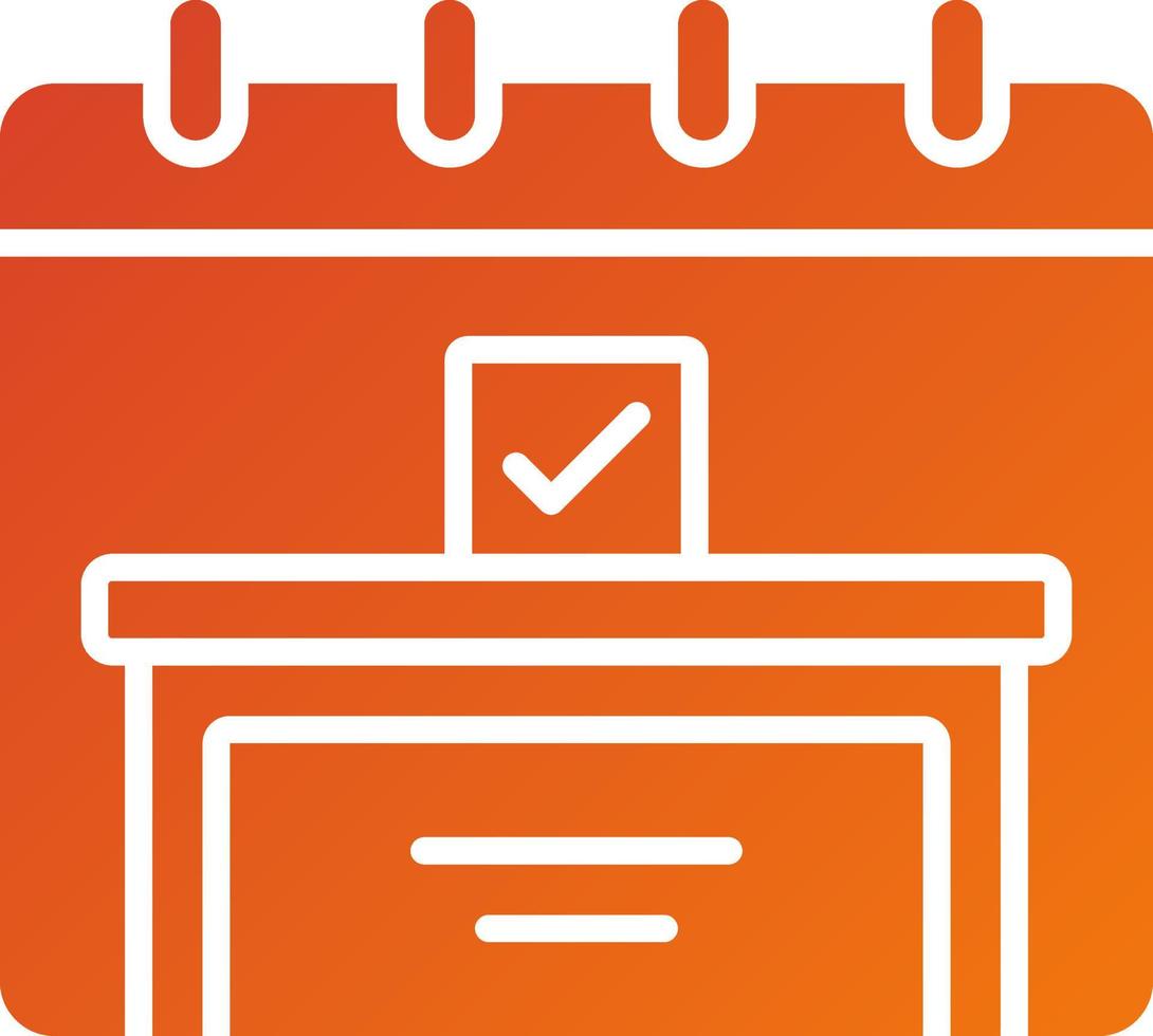 Election Day Icon Style vector