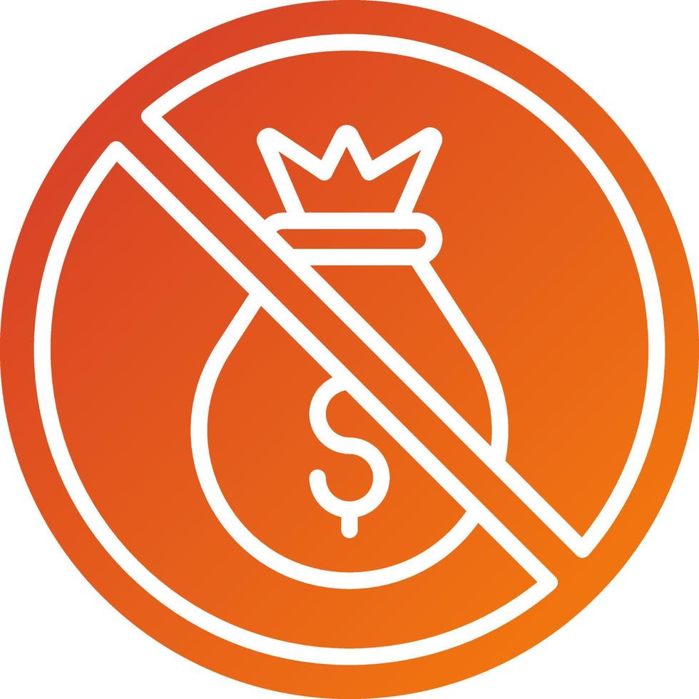 Bribery Icon Style vector